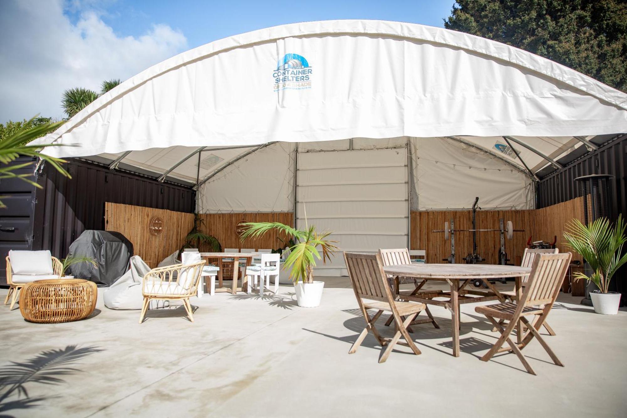 Отель Aotearoa Surf Eco Pods Te Arai Экстерьер фото